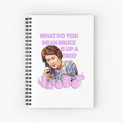 Hyacinth Bucket Spiral Notebook