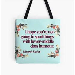 Hyacinth Bucket Quotes Tote Bag