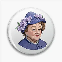 Hyacinth Bucket Character Pin