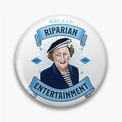 Mrs. Hyacinth Bouquet Entertainment Pin