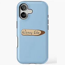 Waney Elm - Hyacinth's house sign iPhone Tough Case