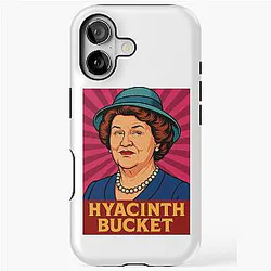 Hyacinth Bucket iPhone case