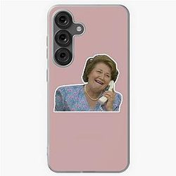 Hyacinth Bucket on Phone Samsung Galaxy Soft Case