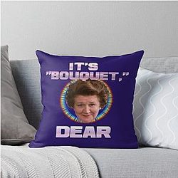 KEEPING UP APPEARANCES Bucket Throw Pillow