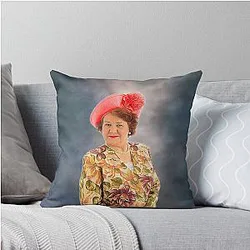 Hyacinth Bucket Throw Pillow