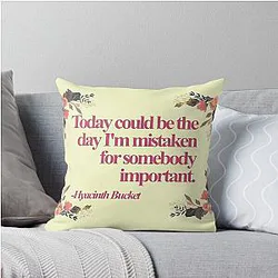 Hyacinth Bucket Quotes Throw Pillow