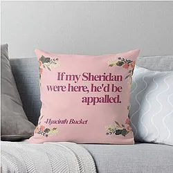 Hyacinth Bucket Quotes Throw Pillow