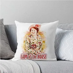 Hyacinth Bucket Lady of the House Keeping Throw Pillow