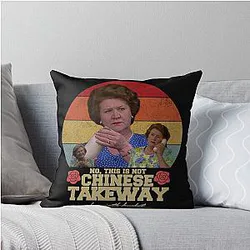 Vintage hyacinth throw pillow