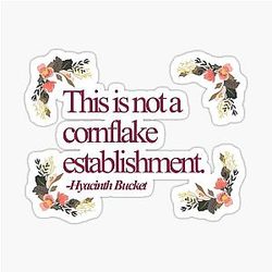 Hyacinth Bucket Sticker