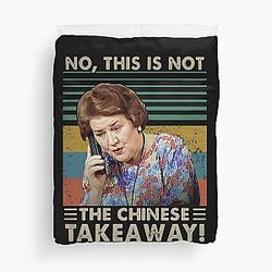 Hyacinth Bucket - Not The Chinese Takeaway Duvet Cover