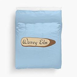 Waney Elm - Hyacinth Bunch's house sign Duvet Cover
