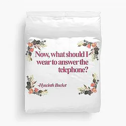 Hyacinth Bucket Duvet Cover