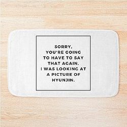 hyunjin (stray kids) bath mat