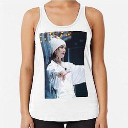 Hyunjin boyfriend blue Stray Kids ceremony karma ethereal SKZ kpop Racerback Tank Top