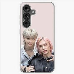 Hyunjin & Felix (Hyunjin) hugging - "Back Door" era Samsung Galaxy Soft Case