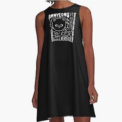 Print A-Line Dress