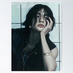 Hyunjin hot ELLE Stray Kids IMAGE kpop ot8 Poster