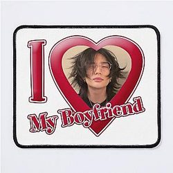 Hyunjin skz I love my boyfriend Mousepad