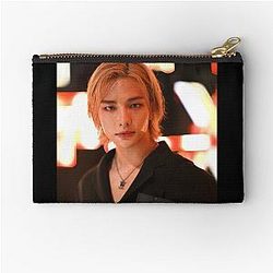 Blonde Hyunjin Stray Kids Pouch