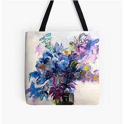 Hyunjin's Oil Painting Art Flowers Stray Kids Mixtape DominATE ESCAPE kpop All Over Print Tote Bag