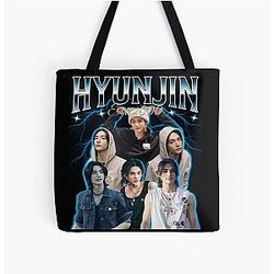 Hyunjin 90s All Print Tote Bag