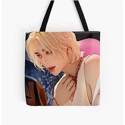 Stray Kids Maxident Hyunjin All Over Print Tote Bag