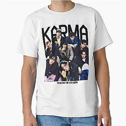 Stray Kids Karma Ceremony group photo teaser image bang chan lee know changbin hyunjin han felix seungmin kpop you make stray kids dominant world tour 5 star skzoo Classic T-Shirt