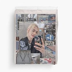 Aesthetic Hyunjin Duvet Cover