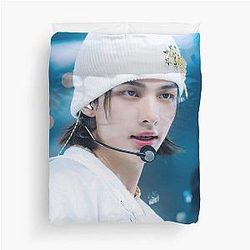 Hyunjin boyfriend cute hug blue Stray Kids magazine cover karma ethereal SKZ kpop