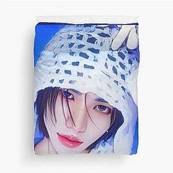 Stray Kids Rockstar Hyunjin Duvet Cover