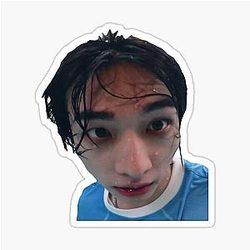 Water Boy Hwang Hyunjin Sticker
