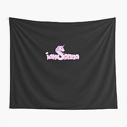 Merch by IamSanna Logo IamSanna Tapestry