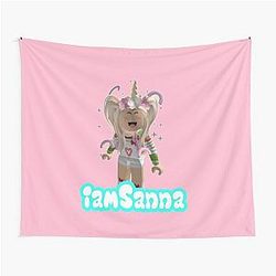 Sanna Loves Unicorns Tapestry