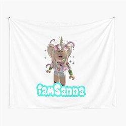 Sanna Loves Unicorns Tapestry