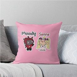 Iamsanna vs Moody Throw Pillow