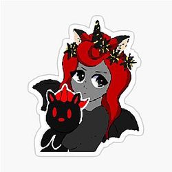 Iamsanna Unicorn Twin, Moody Sticker
