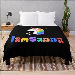 Sanna Loves Unicorns Blanket