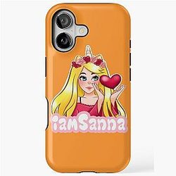 Sanna Loves Unicorns iPhone Tough Case