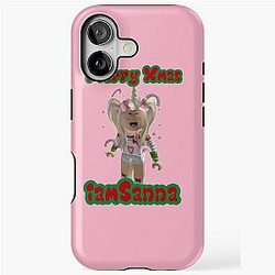 Sanna Loves Unicorns Merry Xmas iPhone Case