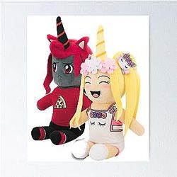 Iamsanna Unicorn Twins Poster