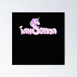 Merch by IamSanna Logo IamSanna Poster