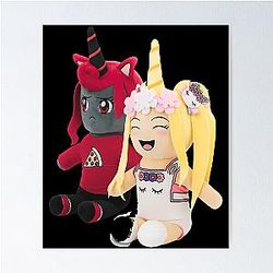 Iamsanna Unicorn Twins Moody Poster 

(I removed the weird characters that don't seem to belong)