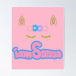 Sanna Loves Unicorns Poster