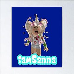 Sanna Loves UNICORNS Poster