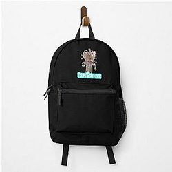 Sanna Loves Unicorns Black Backpack