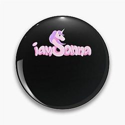 Merch by IamSanna Logo IamSanna Pin