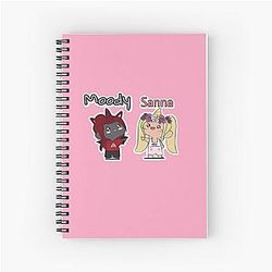 Iamsanna vs Moody Spiral Notebook
