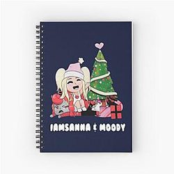 Iamsanna Spiral Notebook