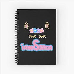 Sanna Loves Unicorns Spiral Notebook